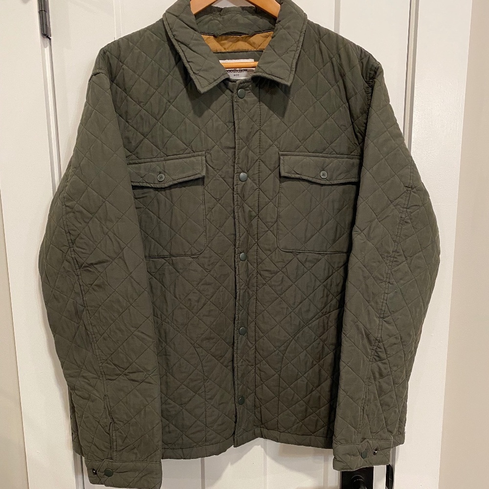Goodfellow & Co Quilted Jacket Green Size XL